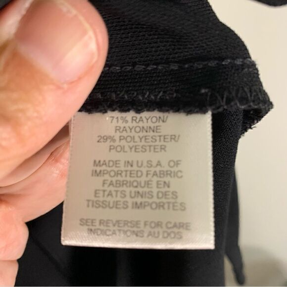 Talbots Woman Black Thin Rayon Long Cardigan Sweater Size Small - Picture 5 of 5